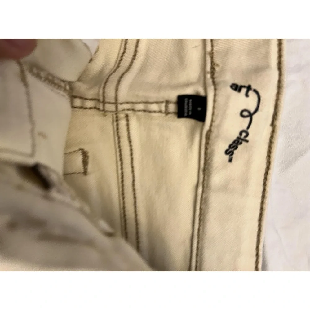 Art Class Jeans Girls 8 Baggy Distressed Stretch Denim Youth New With Tags‎